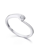 Anillo de compromiso oro y Diamantes