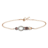 Pulsera plata Sunfield con 7 acabados