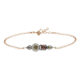 Pulsera plata Sunfield con 7 acabados