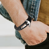 Brazalete Caballero ancla 10 acabados