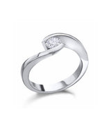 Anillo de compromiso oro y Diamantes