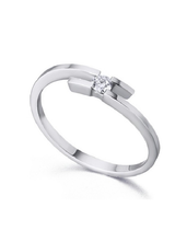 Anillo de compromiso oro y Diamantes
