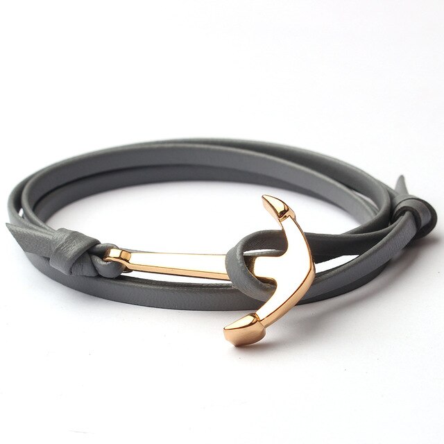 Brazalete Caballero ancla 10 acabados