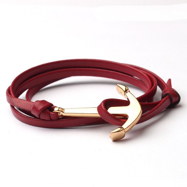 Brazalete Caballero ancla 10 acabados