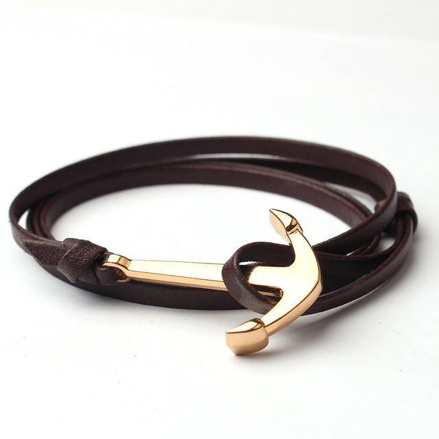 Brazalete Caballero ancla 10 acabados