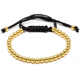 Pulsera Unisex bolas 4 acabados