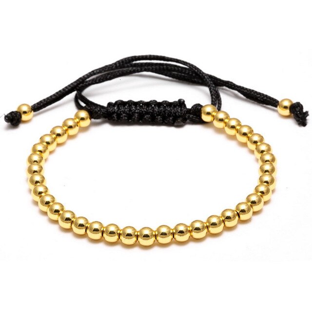 Pulsera Unisex bolas 4 acabados