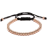 Pulsera Unisex bolas 4 acabados